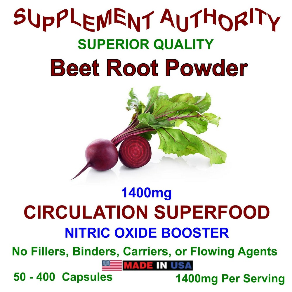 Beet Root Powder Capsules 1400mg Organic Beetroot NEW! – SPECIAL INTRO PRICE!