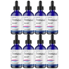 Trimova Drops Supplement, Formula for Weight Management-2floz | 60ml, 8 Bottles