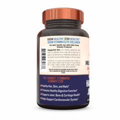 Grow Vitamin Multi Collagen Plus Types I, II, III, V, & X, 1800MG – 90 Capsules