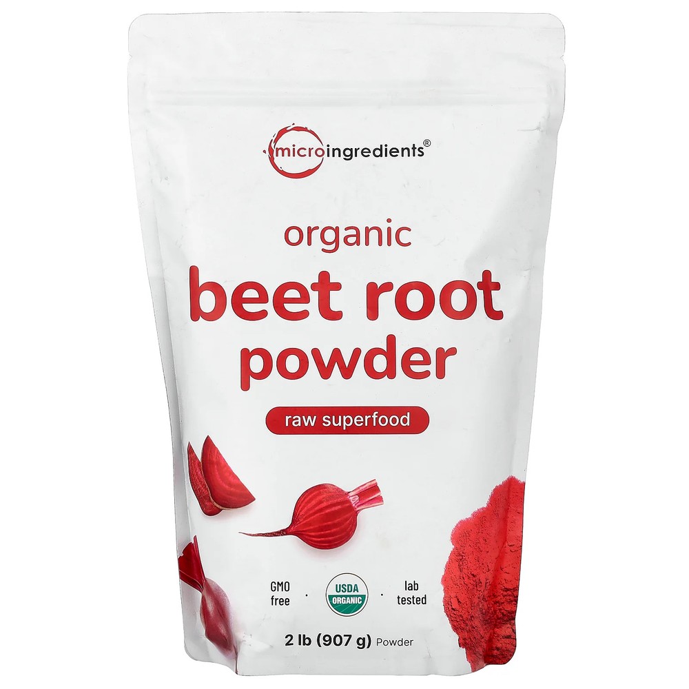 2 X Micro Ingredients, Organic Beet Root Powder, 2 lb (907 g)