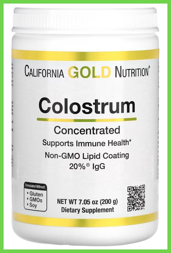 California Gold Nutrition, Colostrum Powder, Concentrated, 7.05 oz