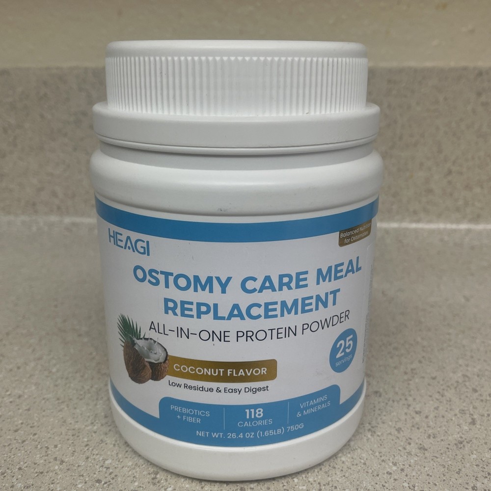 Ostomy Care Meal Replacement Hydrolyzed Protein Powder with Prebiotics & MCTs