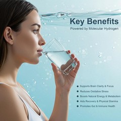 Molecular Hydrogen Water Tablets with Magnesium – 8 PPM Molecular Hydrogen Ta…
