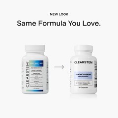 CLEARSTEM – MINDBODYSKIN Hormonal Acne Supplement – 60 Servings, 180 Capsules