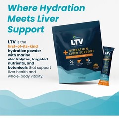 UpWellness LTV Hydration Liver Support, Electrolyte + Herbal Blend CITRUS new