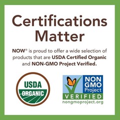 NOW, Certified Organic Monk Fruit Extract Powder, Zero Calorie Sweetener, 0.7-Oz