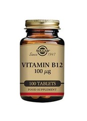 Solgar Vitamin B12 100 mcg 100 Tablets