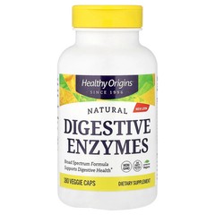 2 X Healthy Origins, Natural Digestive Enzymes, 180 Veggie Caps