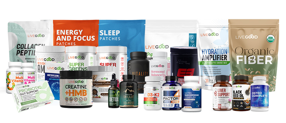 Sampler Value Pack = 28 LiveGood Products +free membership +health assessment