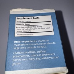 ellura 36 mg PAC (30 caps) – Highly Effective Urinary Tract Supplement