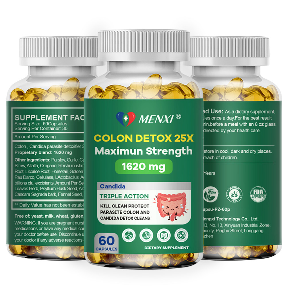 Remove Parasite Anti Parasite & Candida Detox Body Cleanse Ultra Colon NON GMO