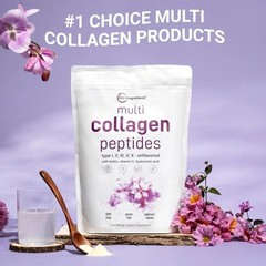 3 Hydrolyzed Multi Collagen Peptides Powder 1 lb PACK Protein Peptide