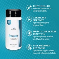 Renovator Joint Support Supplement Type II Collagen, MSM, Cartilage & Mobility