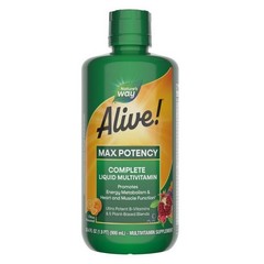 Alive! Max Potency Complete Liquid Multivitamin 30.4 Oz