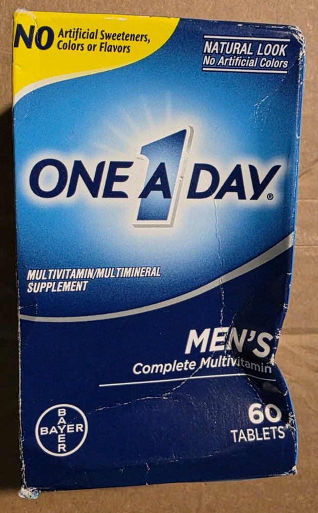 Men’s Complete Multivitamin 60 Tabs By One-A-Day Exp: OCTOBER 2026