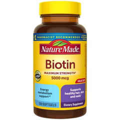 Nature Made Maximum Strength Biotin 5000 mcg – 120ct