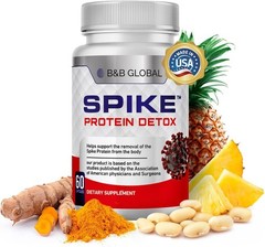 Spike Protein Detox – Support Supplement with Nattokinase 4000Fu,…