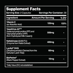 2Pcs Leviathan Nutrition Hemo Flow Supplement Nattokinase with forNitric Oxide