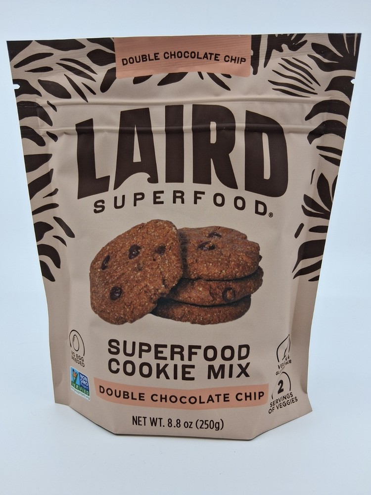 Laird Superfood Cookie Mix – Double Chocolate Chip 8.8 oz BB: 2/2026