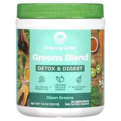 Amazing Grass Green Superfood Detox Digest 7 4 oz 210 g Gluten-Free, Kosher,