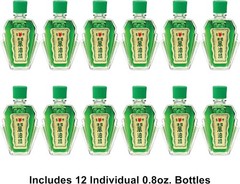 Eagle Brand Natural Medicated Oil, Includes 12 Individual 0.8oz. Bottles