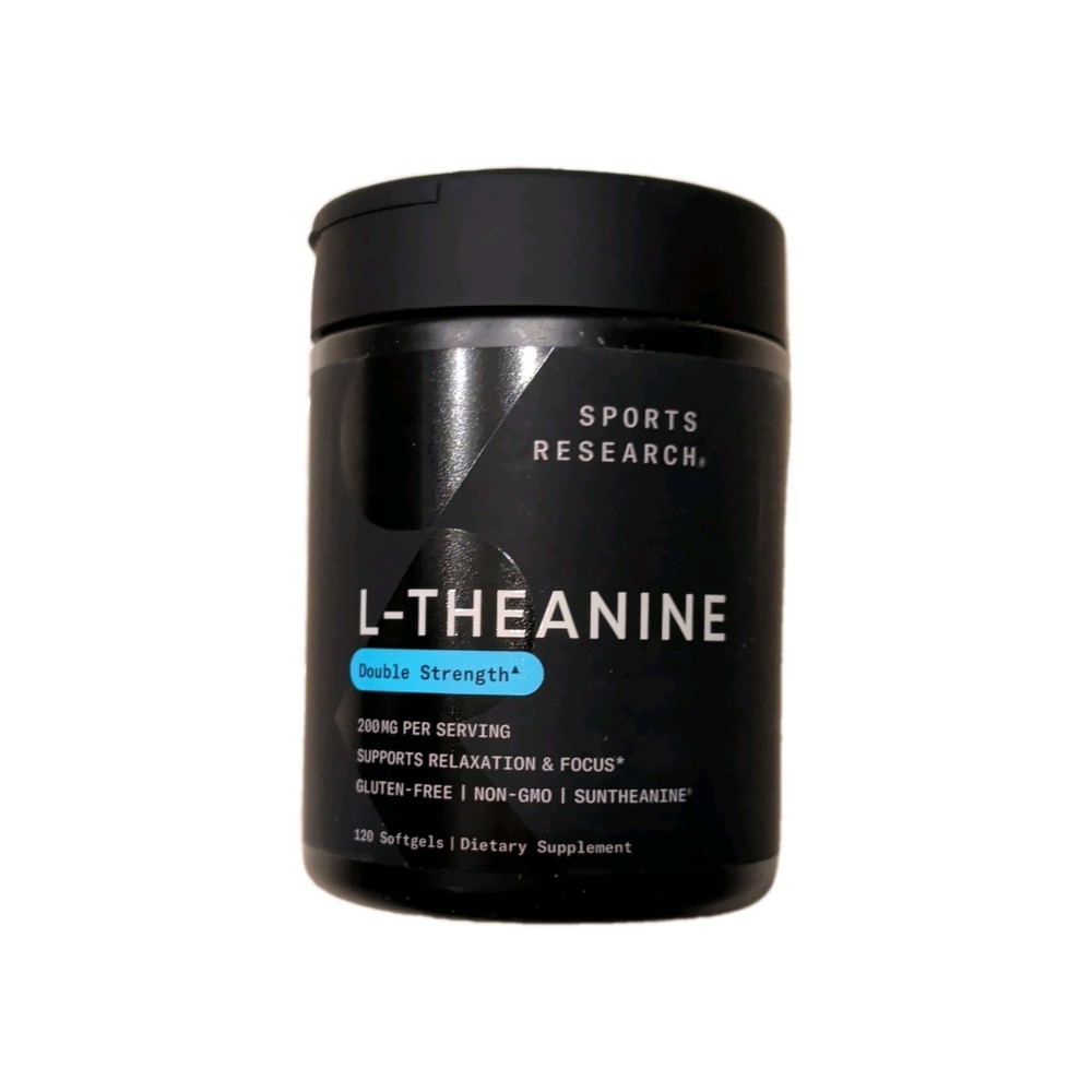 Double Strength L-Theanine 200mg + Coconut Oil Focus Relax Alertness Nootropic