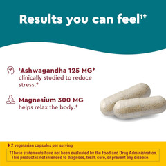 Nature Made Wellblends Calm Relax Ashwagandha 125mg Magnesium 300mg 54 Caps