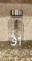 AG1 Athletic Greens 16 oz BPA Free Tritan Shaker Bottle Stainless Steel Lid