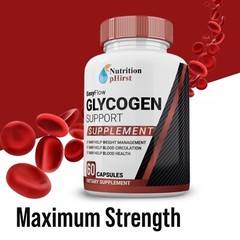 EasyFlow Glycogen Support Pills, Easy Flow Capsules Blood Support (3 Pack) USA