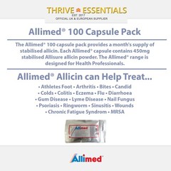 Allimed® Capsules 450 mg. Prebiotic (100 Capsule), Highest Quality + FREE P&P UK