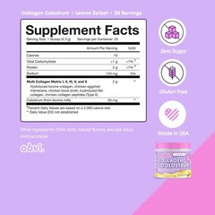 Obvi Collagen Colostrum Powder Grass-Fed Bovine, Gut, Skin & Hair Support (30)