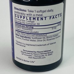Naomi Extra Strength Astaxanthin 12mg Antioxidant Protection 30 Softgels NEW