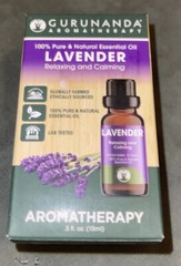 Gurunanda Aromatherapy, 100% Pure & Natural Lavender Essential Oil, A. NIB.Relax