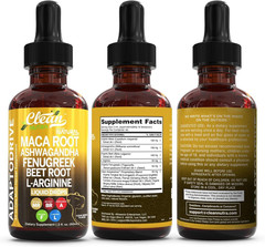 Clean Nutra Maca Ashwagandha Drops 2 Oz Adapto Drive – Adaptogen Liquid