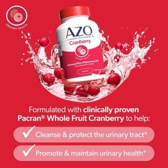 AZO Cranberry Supplement, Made with Concentrated Whole Fruit Cranberry Powder to