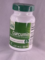 HTN Curcumin 650mg Turmeric Extract as BCM-95 Exp 2/27