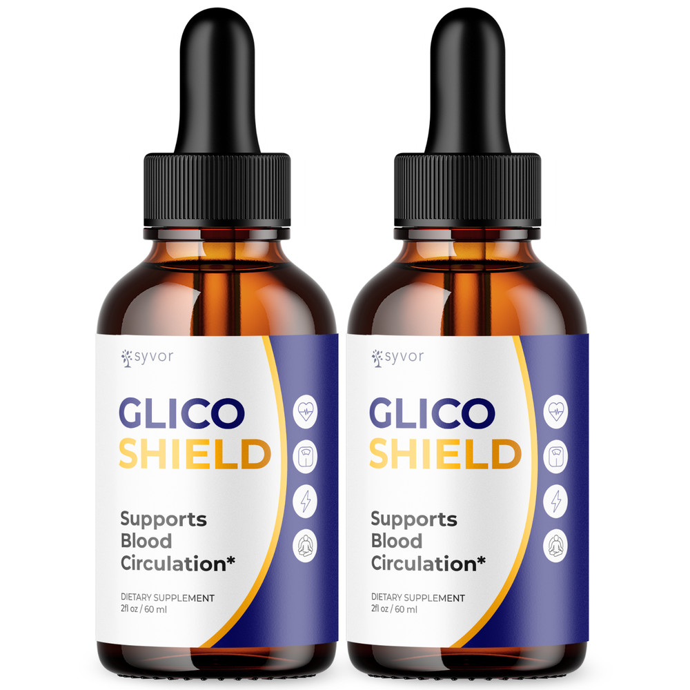 (2 Pack) Glico Shield Blood Support Drop GlicoShield Vitamin Formula 60 Servings