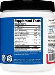Nutricost Creatine Monohydrate + Hydration Fruit Punch Flavored, 30 Servings