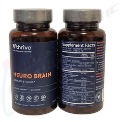 60 CAPSULES V Thrive Neuro Brain Memory Focus Cognitive Support Supplement 12/26