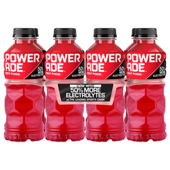 Powerade Fruit Punch, Electrolyte Enhanced Sports Drink, 20 Fl Oz Bottles, 8 Pac