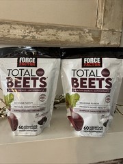2 Pack Force Factor Total Beets Concentrated Beet Root Soft Chews, Ex 10/27