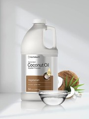 Liquid Coconut Oil 64oz | Keto-Friendly, Fractionized, Vegetarian | by Horbaach