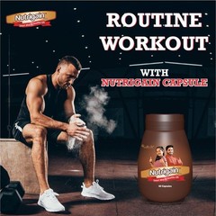 Nutrigain Plus Ayurvedic Weight Gainer Supplement Capsules Unisex, 60tab