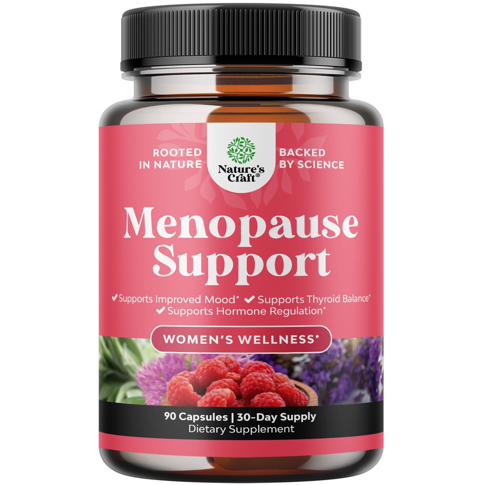 Complete Herbal Menopause Supplement for Women – Hormone Balance 90ct