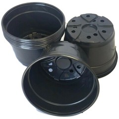 2 Pack Nursery Pots Outdoor Vegetable Flower Plant Plastic Pot Garden Free Ship.