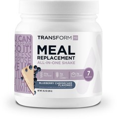 Meal Replacement Shake Powder – 7 Servings Blueberry Cheesecake – Gluten Free, N