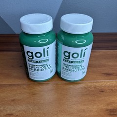 Goli Nutrit. 2ct. 0Sugar Pre+Post+Probiotic Gummies 120ct Supplement New Sealed