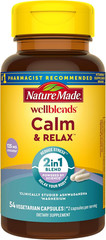 Nature Made Wellblends Calm Relax Ashwagandha 125mg Magnesium 300mg 54 Caps