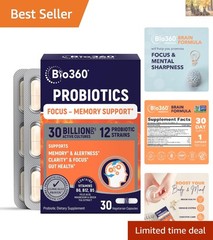 Cognitive Support Capsules – 30 Count for Memory & Digestion Health