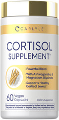 Cortisol Supplement | 60 Vegan Capsules | Ashwagandha & Magnesium | by Carlyle